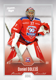 Hokejová karta Daniel Dolejš Goal S1 2022-23 Silver 1 of 60 č. 158