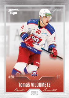 Hokejová karta Tomáš Vildumetz Goal S1 2022-23 Silver 1 of 60 č. 167