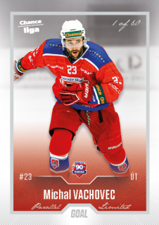 Hokejová karta Michal Vachovec Goal S1 2022-23 Silver 1 of 60 č. 168