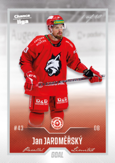 Hokejová karta Jan Jaroměřský Goal S1 2022-23 Silver 1 of 60 č. 133