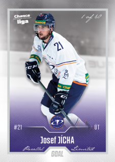 Hokejová karta Josef Jícha Goal S1 2022-23 Silver 1 of 60 č. 66