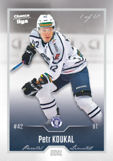 Hokejová karta Petr Koukal Goal S1 2022-23 Silver 1 of 60 č. 125