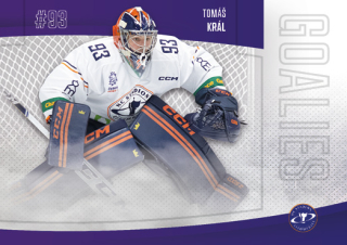 Hokejová karta Tomáš Král Goal S1 2022-23 Goalies č. 7