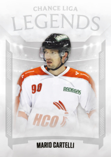 Hokejová karta Mario Cartelli Goal S1 2022-23 Legends č. 4