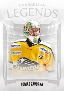 Hokejová karta Tomáš Závorka Goal S1 2022-23 Legends č. 7