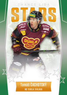 Hokejová karta Tomáš Čachotský Goal S1 2022-23 Chance liga Stars č. 1