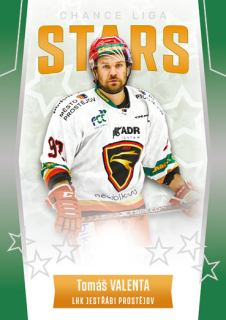 Hokejová karta Tomáš Valenta Goal S1 2022-23 Chance liga Stars č. 4