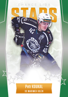 Hokejová karta Petr Koukal Goal S1 2022-23 Chance liga Stars č. 9