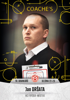 Hokejová karta Jan Dršata Goal S1 2022-23 Coache's č. 17