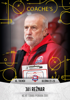 Hokejová karta Jiří Režnár Goal S1 2022-23 Coache's č. 19