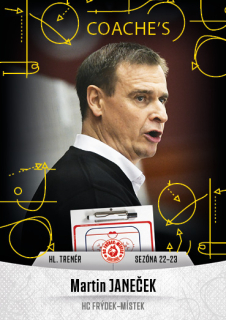 Hokejová karta Martin Janeček Goal S1 2022-23 Coache's č. 16
