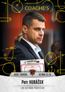 Hokejová karta Petr Hubáček Goal S1 2022-23 Coache's č. 7