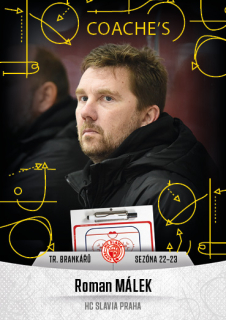 Hokejová karta Roman Málek Goal S1 2022-23 Coache's č. 12