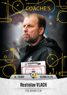 Hokejová karta Rostislav Vlach Goal S1 2022-23 Coache's č. 23