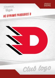 Hokejová karta HC Dynamo Pardubice B Goal S1 2022-23 logo č. 11