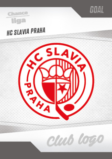 Hokejová karta HC Slavia Praha Goal S1 2022-23 logo č. 8