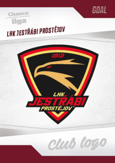 Hokejová karta LHK Jestřábi Prostějov Goal S1 2022-23 logo č. 4