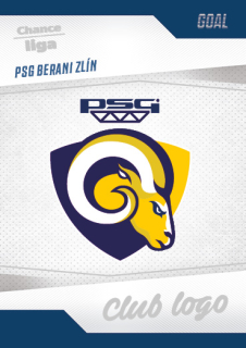 Hokejová karta PSG Berani Zlín Goal S1 2022-23 logo č. 14