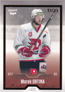Hokejová karta Marek Drtina Goal S1 2022-23 Gold 11/23 č. 149