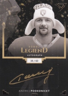 Andrej Podkonický Tipsport Liga Winter Classic Súboj Legiend Autograph 38/60