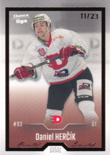 Hokejová karta Daniel Herčík Goal S1 2022-23 Gold 11/23 č. 157
