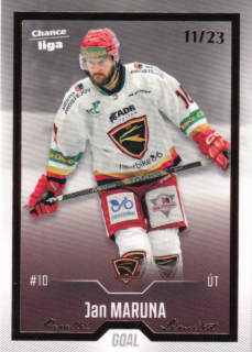 Hokejová karta Jan Maruna Goal S1 2022-23 Gold 11/23 č. 51