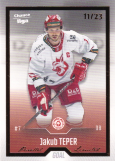 Hokejová karta Jakub Teper Goal S1 2022-23 Gold 11/23 č. 130