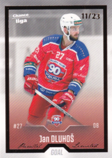 Hokejová karta Jan Dluhoš Goal S1 2022-23 Gold 11/23 č. 160
