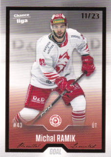 Hokejová karta Michal Ramik Goal S1 2022-23 Gold 11/23 č. 139