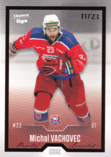 Hokejová karta Michal Vachovec Goal S1 2022-23 Gold 11/23 č. 168