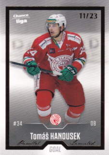 Hokejová karta Tomáš Hanousek Goal S1 2022-23 Gold 11/23 č. 104