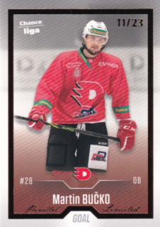 Hokejová karta Martin Bučko Goal S1 2022-23 Gold 11/23 č. 147