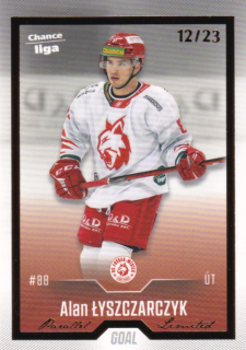 Hokejová karta Alan Lyszczarczyk Goal S1 2022-23 Gold 12/23 č. 141