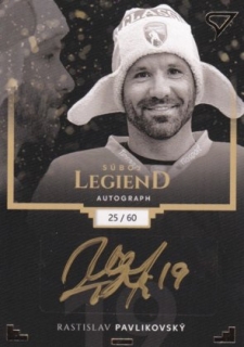 Rastislav Pavlikovský Tipsport Liga Winter Classic Súboj Legiend Autograph 25/60