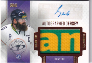 Hokejová karta Jan Výtisk Goal S1 2022-23 Autographed Jersey 08/25 č. JA-07