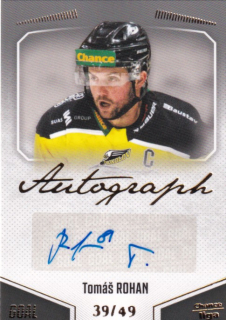 Hokejová karta Tomáš Rohan Goal S1 2022-23 Autograph 39/49 č. A-17