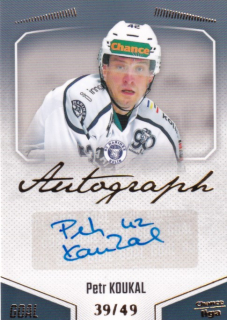 Hokejová karta Petr Koukal Goal S1 2022-23 Autograph 39/49 č. A-53