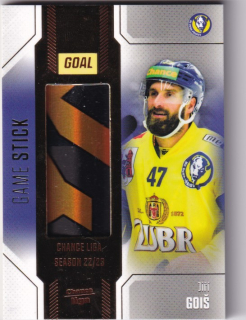 Hokejová karta Jiří Goiš Goal S1 2022-23 Game Stick 06/35 č. S-14