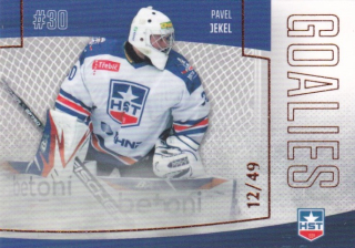 Hokejová karta Pavel Jekel Goal S1 2022-23 Goalies 12/49 č. G-8