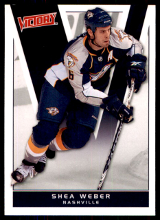 Hokejová karta Shea Weber Victory 2010-11 řadová č.111