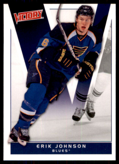 Hokejová karta Erik Johnson Victory 2010-11 řadová č.168