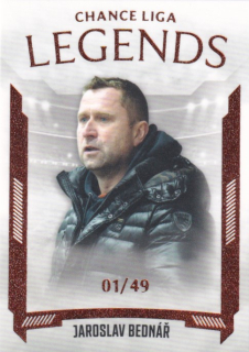 Hokejová karta Jaroslav Bednář Goal S1 2022-23 Legends 1/49 č. LL-11