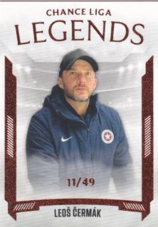Hokejová karta Leoš Čermák Goal S1 2022-23 Legends 11/49 č. LL-10