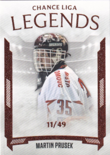 Hokejová karta Martin Prusek Goal S1 2022-23 Legends 11/49 č. LL-3