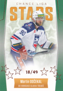Hokejová karta Martin Dočekal Goal S1 2022-23 Chance liga Stars 18/49 č.ST-6