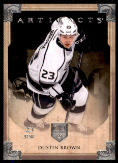 Hokejová karta Dustin Brown Artifacts 2013-14 řadová č.25