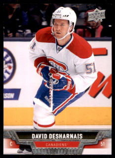 Hokejová karta David Desharnais UD Series 1 2013-14 řadová č.10
