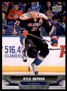 Hokejová karta Kyle Okposo UD Series 1 2013-14 řadová č.22