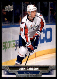 Hokejová karta John Carlson UD Series 1 2013-14 řadová č.54