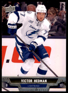 Hokejová karta Victor Hedman UD Series 1 2013-14 řadová č.87